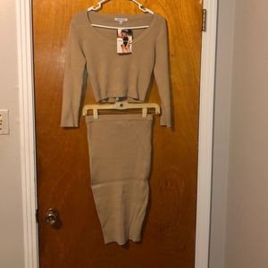 Naked Wardrobe FEELIN' KNIT ALL OUT SET